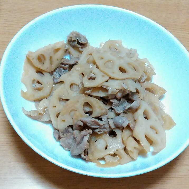 豚肉と蓮根の炒めもの